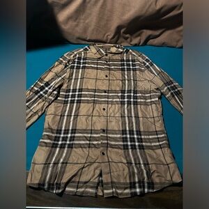 H&M Plaid button down shirt